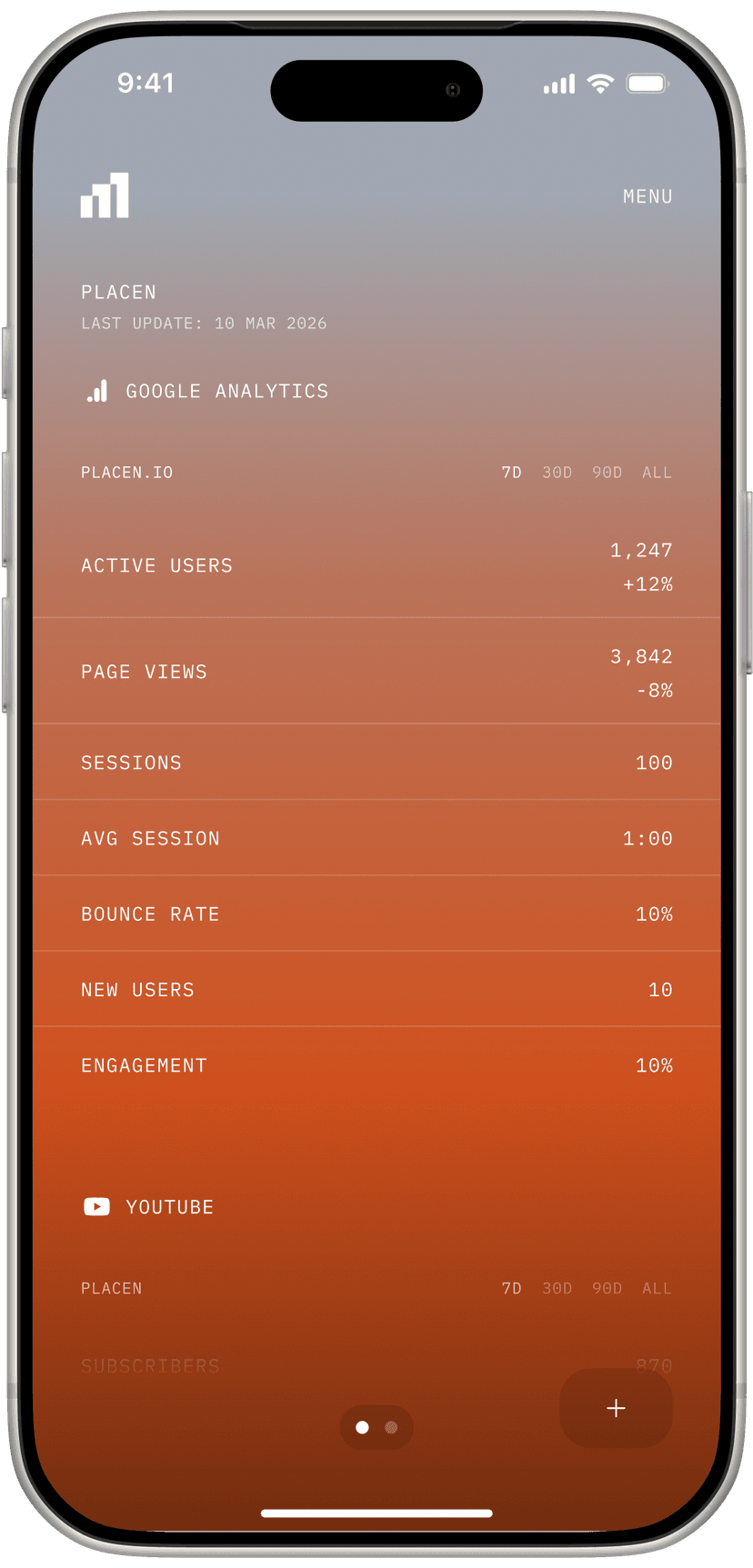 Manyview app preview on iPhone